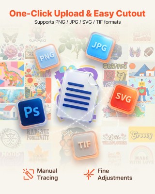 VEVOR Μηχανή Κοπής Βινυλίου 305 mm, Συμβατή με Mac, Windows, Androi...