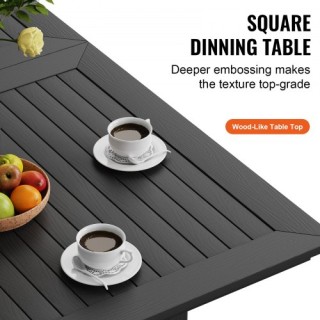 Σετ Τραπεζαρίας Εξωτερικού Χώρου 7 Τεμαχίων VEVOR, Μαύρο LTCZYHSSL... Σετ Τραπεζαρίας Εξωτερικού Χώρου 7 Τεμαχίων VEVOR, Μαύρο LTCZYHSSL...