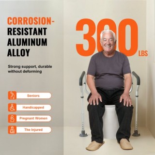 Ράγα Ασφαλείας Τουαλέτας VEVOR, Ρυθμιζόμενο Πλάτος & Ύψος, Υποστηρί... Ράγα Ασφαλείας Τουαλέτας VEVOR, Ρυθμιζόμενο Πλάτος & Ύψος, Υποστηρί...