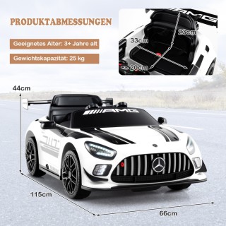 Costway Mercedes-AMG GT3 Παιδικό Αυτοκίνητο με Τηλεχειριστήριο - 3 ...