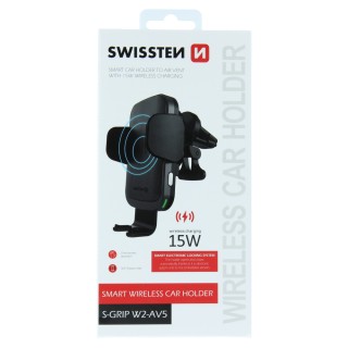 SWISSTEN Βάση Κινητού με Ασύρματη Φόρτιση S-GRIP W2-AV5 8595217469358 SWISSTEN Βάση Κινητού με Ασύρματη Φόρτιση S-GRIP W2-AV5 8595217469358