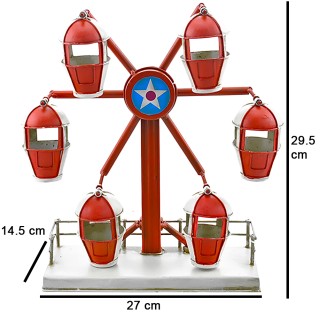 BAKAJI Μεταλλικός Διακοσμητικός Τροχός Πανοραμικής Θέασης Χριστουγ... BAKAJI Μεταλλικός Διακοσμητικός Τροχός Πανοραμικής Θέασης Χριστουγ...