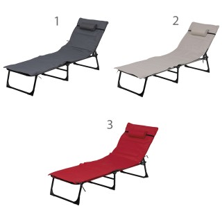 Galileo Ξαπλώστρα θαλάσσης με αφαιρούμενο ενισχυμένο μαξιλάρι και π...