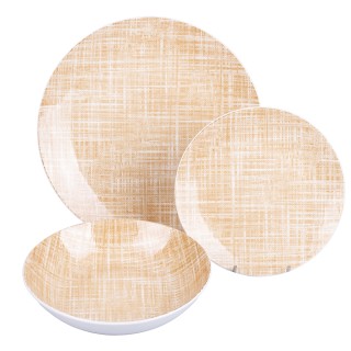 Villa DEste  Σετ πιάτων 18 τεμαχίων από πορσελάνη 6 θέσεων τραπεζιο...