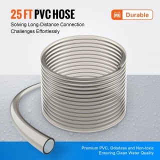 VEVOR Σκούπα Ενυδρείου με Σωλήνα 7.6m και Ορειχάλκινους Αντάπτορες ...