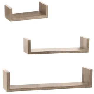 BAKAJI Σετ 3 Μοντέρνα Ράφια Τοίχου Σχεδιασμού με Άκρα Ράφι Δρυς 0... BAKAJI Σετ 3 Μοντέρνα Ράφια Τοίχου Σχεδιασμού με Άκρα Ράφι Δρυς 0...