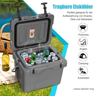 Costway Κουτί ψύξης με χωρητικότητα 15 λίτρων, ψυγείο με λαβή, βαλβ... Costway Κουτί ψύξης με χωρητικότητα 15 λίτρων, ψυγείο με λαβή, βαλβ...