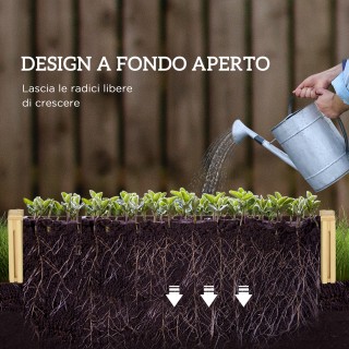 Outsunny Ζαρντινιέρα με Σχάρα για Αναρριχώμενα και Ανοιχτό Πάτο, απ... Outsunny Ζαρντινιέρα με Σχάρα για Αναρριχώμενα και Ανοιχτό Πάτο, απ...