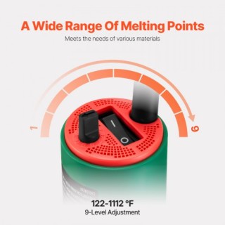 VEVOR Πλαστικό Συγκολλητικό Θερμού Αέρα 1600W με 14 Αξεσουάρ PVCB... VEVOR Πλαστικό Συγκολλητικό Θερμού Αέρα 1600W με 14 Αξεσουάρ PVCB...