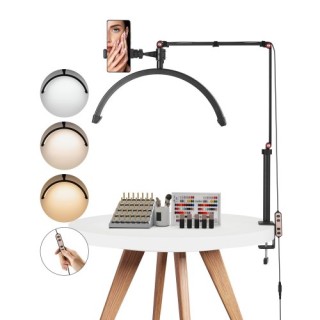 VEVOR Φωτιστικό Νυχιών 20W με Κλιπ & Βάση Κινητού LED Ημισέληνος WS... VEVOR Φωτιστικό Νυχιών 20W με Κλιπ & Βάση Κινητού LED Ημισέληνος WS...