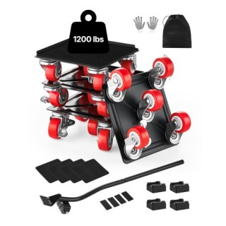 VEVOR Βαρέως Τύπου Έπιπλο Μεταφορέας με 5 Ρόδες, Ικανότητα 1200 Λίβ... VEVOR Βαρέως Τύπου Έπιπλο Μεταφορέας με 5 Ρόδες, Ικανότητα 1200 Λίβ...
