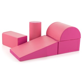 Costway Ροζ Σετ 5 Μεγάλοι Αφρώδεις Ογκώδεις Κατασκευαστικοί Λίθοι γ... Costway Ροζ Σετ 5 Μεγάλοι Αφρώδεις Ογκώδεις Κατασκευαστικοί Λίθοι γ...