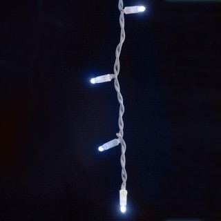 BAKAJI Γιρλάντα Χριστουγεννιάτικων Φώτων 120Led Ψυχρό Λευκό με Αναβ...