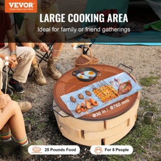 VEVOR Σχάρα Ψησταριάς για Φωτιά, Στρογγυλή Σχάρα 30 Μαύρη YXSKKWCH... VEVOR Σχάρα Ψησταριάς για Φωτιά, Στρογγυλή Σχάρα 30 Μαύρη YXSKKWCH...