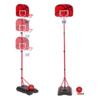 Ecotoys Ρυθμιζόμενη Παιδική Μπασκέτα με Καλάθι, Μπάλα και Αντλία HC...