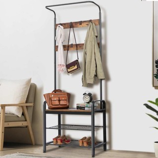 BAKAJI Κρεμάστρα Καλόγερος Πάγκος Παπουτσοθήκη Μέταλλο Ξύλο Είσοδο... BAKAJI Κρεμάστρα Καλόγερος Πάγκος Παπουτσοθήκη Μέταλλο Ξύλο Είσοδο...