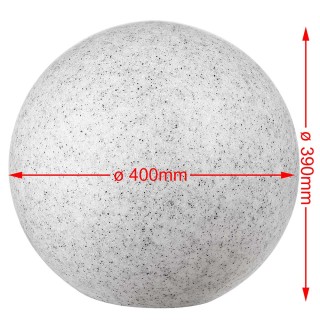 BAKAJI Λάμπα Σφαίρα Κήπου 40cm Φωτισμός Εξωτερικού Χώρου Σύνδεση E... BAKAJI Λάμπα Σφαίρα Κήπου 40cm Φωτισμός Εξωτερικού Χώρου Σύνδεση E...