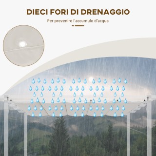 Outsunny  Ανταλλακτική Καλύπτρα για Πέργκολα Κιόσκι Κήπου 3x4 μ από...