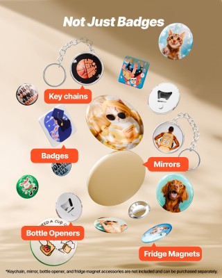 VEVOR Μηχανή Δημιουργίας Καρφιτσών 50x50 mm - Σετ 100 Τεμαχίων SLKX... VEVOR Μηχανή Δημιουργίας Καρφιτσών 50x50 mm - Σετ 100 Τεμαχίων SLKX...