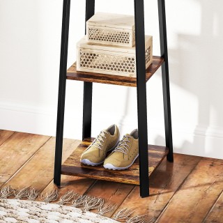 HOMCOM Καλόγερος με 8 Γάντζους, 3 Ράφια, 34x34x170 εκ, Καφέ 850-343... HOMCOM Καλόγερος με 8 Γάντζους, 3 Ράφια, 34x34x170 εκ, Καφέ 850-343...