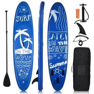 Costway Φουσκωτή Σανίδα Stand Up Paddle (SUP) για Αξέχαστες Στιγμέ... Costway Φουσκωτή Σανίδα Stand Up Paddle (SUP) για Αξέχαστες Στιγμέ...