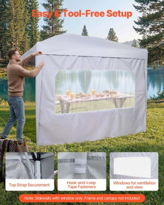 VEVOR Πλευρικό Πάνελ 3x3m για Αίθουσα Εκδηλώσεων ή Κάμπινγκ - Μόνο ...