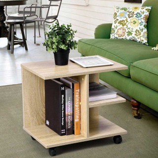 BAKAJI  Πολυλειτουργικό τραπεζάκι σαλονιού, βάση τηλεόρασης, περιοδ...