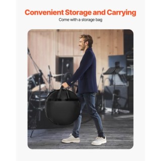 VEVOR Σετ Πιατινιών 3 Τεμαχίων για Τύμπανα 14, 16, 20 ιντσών CPTZCP...