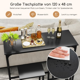 Costway Σετ Ψηλού Τραπεζιού 3 Τεμαχίων με Ρουστίκ Βιομηχανικό Στυλ ... Costway Σετ Ψηλού Τραπεζιού 3 Τεμαχίων με Ρουστίκ Βιομηχανικό Στυλ ...