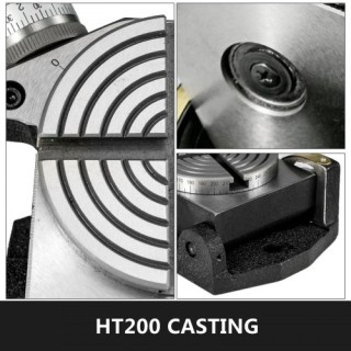 Τραπέζι Περιστροφής VEVOR 100mm για Φρέζα 4-Υποδοχές  GZTTSK-400000...