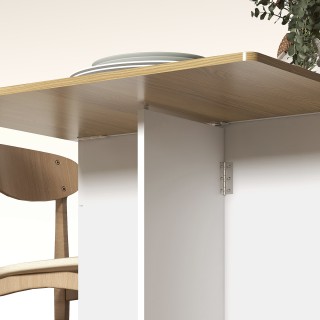 HOMCOM Ορθογώνιο Επεκτάσιμο Τραπέζι με 2 Συρτάρια και ένα Ντουλάπι ... HOMCOM Ορθογώνιο Επεκτάσιμο Τραπέζι με 2 Συρτάρια και ένα Ντουλάπι ...