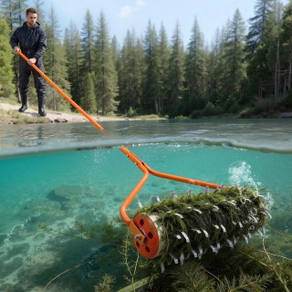 VEVOR Lake Weed Roller 3,6 μ. εργαλείο καθαρισμού ζιζανίων, ριζών κ...