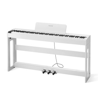 VEVOR 88 Πλήκτρα Πλήρους Βάρους Ψηφιακό Πιάνο με Στήριγμα & Πεντάλ,...