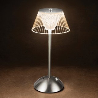 Kooper  Ρετρό Επιτραπέζιο Φωτιστικό Αφής Silver 5926063