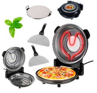 Ηλεκτρικός Φούρνος Πίτσας με Κεραμική Πλάκα 1200W AD-6314 ADLER Ηλεκτρικός Φούρνος Πίτσας με Κεραμική Πλάκα 1200W AD-6314 ADLER