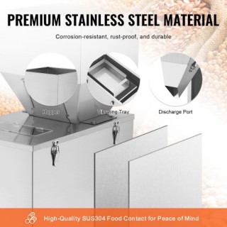 VEVOR  Αυτόματη Μηχανή Γεμίσματος Σωματιδίων 10-1000g, Ανοξείδωτη Ζ...