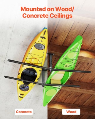 VEVOR Ράφι Αποθήκευσης Καγιάκ για 2 Καγιάκ, Ανθεκτική Ρυθμιζόμενη Ο...