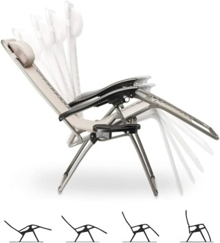 BAKAJI Καρέκλα Κήπου Πολυθρόνα Χαλάρωσης Πτυσσόμενη Μεγάλη Μηδενικ... BAKAJI Καρέκλα Κήπου Πολυθρόνα Χαλάρωσης Πτυσσόμενη Μεγάλη Μηδενικ...