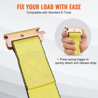 Σετ 8 Ιμάντες VEVOR με Καστάνια, Αντοχή 4400 lb, 2 x 15 για Ασφάλισ... Σετ 8 Ιμάντες VEVOR με Καστάνια, Αντοχή 4400 lb, 2 x 15 για Ασφάλισ...