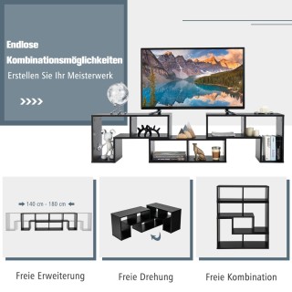 Ξύλινο Σύνθετο Τηλεόρασης για Τηλεοράσεις έως 65 134-180 x 30 x 43c... Ξύλινο Σύνθετο Τηλεόρασης για Τηλεοράσεις έως 65 134-180 x 30 x 43c...