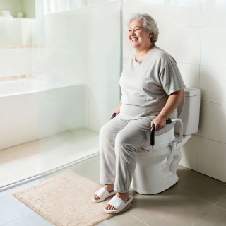 VEVOR Ανυψωτικό Κάθισμα Τουαλέτας με Χερούλια για Ηλικιωμένους και ... VEVOR Ανυψωτικό Κάθισμα Τουαλέτας με Χερούλια για Ηλικιωμένους και ...