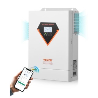 VEVOR Υβριδικός Ηλιακός Αντιστροφέας 6000W 230V WIFI 120A MPPT LWGP... VEVOR Υβριδικός Ηλιακός Αντιστροφέας 6000W 230V WIFI 120A MPPT LWGP...