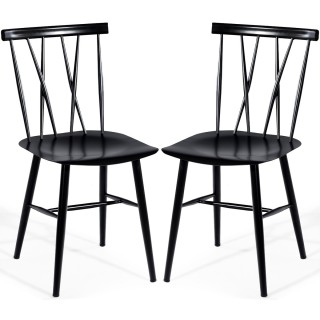 Costway Σετ 2 καρέκλες τραπεζαρίας από μέταλλο με ύψος καθίσματος 4... Costway Σετ 2 καρέκλες τραπεζαρίας από μέταλλο με ύψος καθίσματος 4...