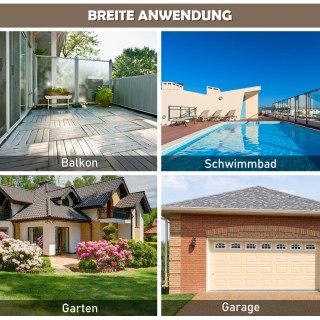 Αποθηκευτικό Κουτί από Ατσάλινο Σκελετό και PE Rattan με 2 Ράφια κα...