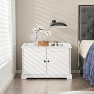 Costway Πολυμορφικό Ντουλάπι Γάτας με Διπλές Πόρτες & Είσοδο - Ιδιω...