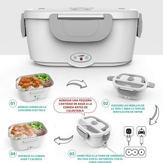 Φαγητοδοχείο Θερμαινόμενο Χρώματος Γκρι BN3381 GEM Φαγητοδοχείο Θερμαινόμενο Χρώματος Γκρι BN3381 GEM