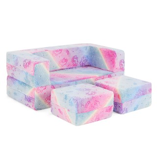 Costway Μοντέρνος παιδικός καναπές που φωσφορίζει στο σκοτάδι με θ... Costway Μοντέρνος παιδικός καναπές που φωσφορίζει στο σκοτάδι με θ...