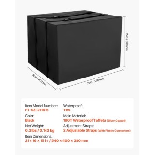 VEVOR Κάλυμμα Κλιματιστικού Αδιάβροχο με Ρυθμιζόμενο Λουρί 530 x 40... VEVOR Κάλυμμα Κλιματιστικού Αδιάβροχο με Ρυθμιζόμενο Λουρί 530 x 40...