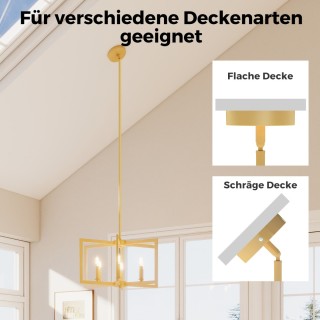 Costway Εξάφωτος Πολυέλαιος Οροφής Βιομηχανικού Στυλ με Ρυθμιζόμενο... Costway Εξάφωτος Πολυέλαιος Οροφής Βιομηχανικού Στυλ με Ρυθμιζόμενο...