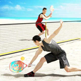 SPORTNOW Ρακέτα Πάδελ από Ανθρακονήματα με Αντιολισθητική Λαβή και ...